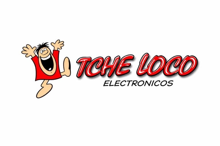 Logo Tchê Loco Eletrônicos em Ciudad del Este no Paraguai
