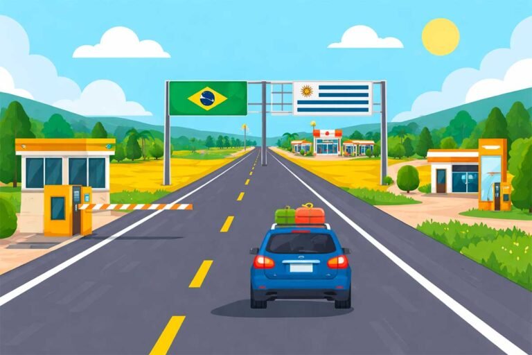 Viagem de carro de Porto Alegre a Santana do Livramento e Rivera