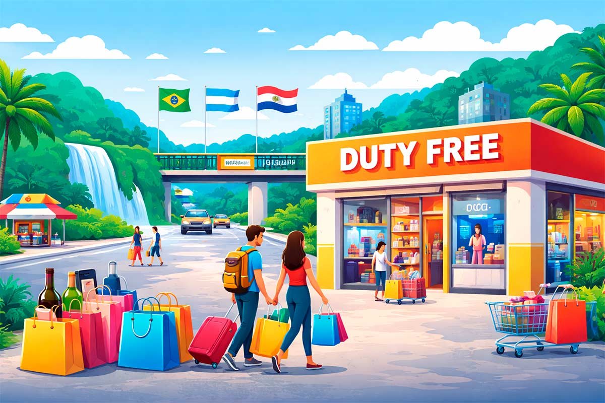 Compras em Puerto Iguazú, na Argentina